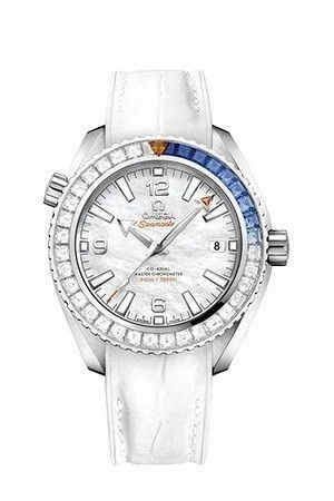 Omega Seamaster Planet Ocean 600M Co-Axial 39.5 Master Chronometer White Gold / Diamond / MOP 215.58.40.20.05.001 (21558402005001)